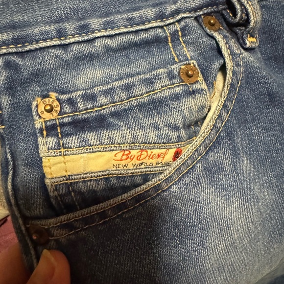 Diesel Jeans Medium Wash Men's Size 28 (24 Inch Waist) Straight Leg I Vintage - Picture 4 of 8